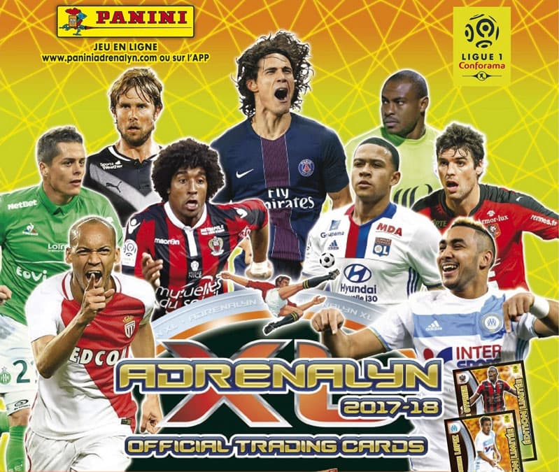 Capa do álbum Adrenalyn XL Ligue 1 2017-2018