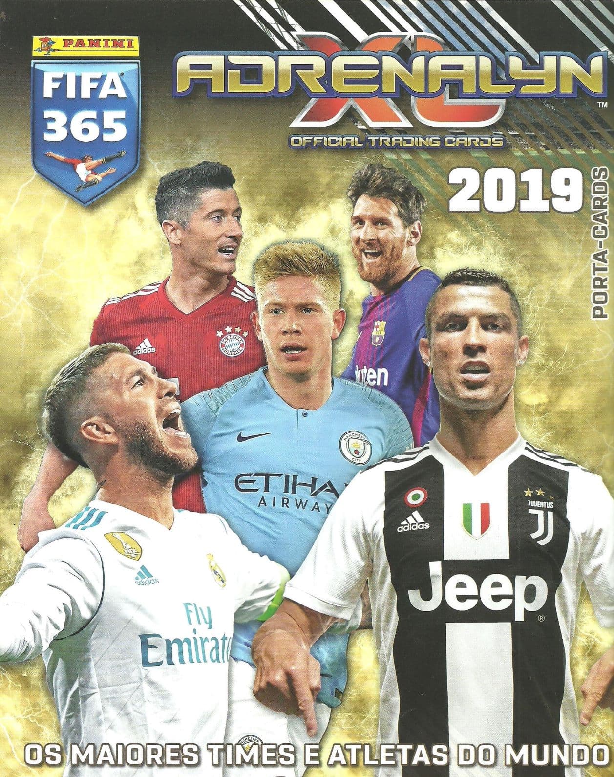 Capa do álbum Adrenalyn XL FIFA 365 2019