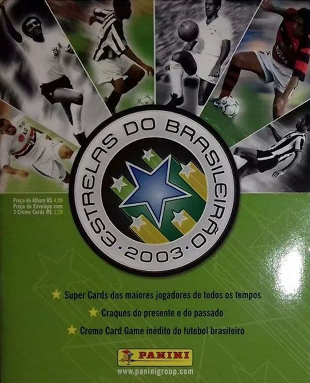 Capa do álbum Estrelas do Brasileirão 2003