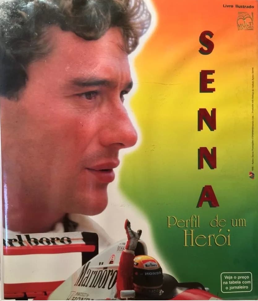 Capa do álbum Ayrton Senna - Perfil de Um Herói