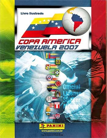 Capa do álbum Copa América 2007 Venezuela