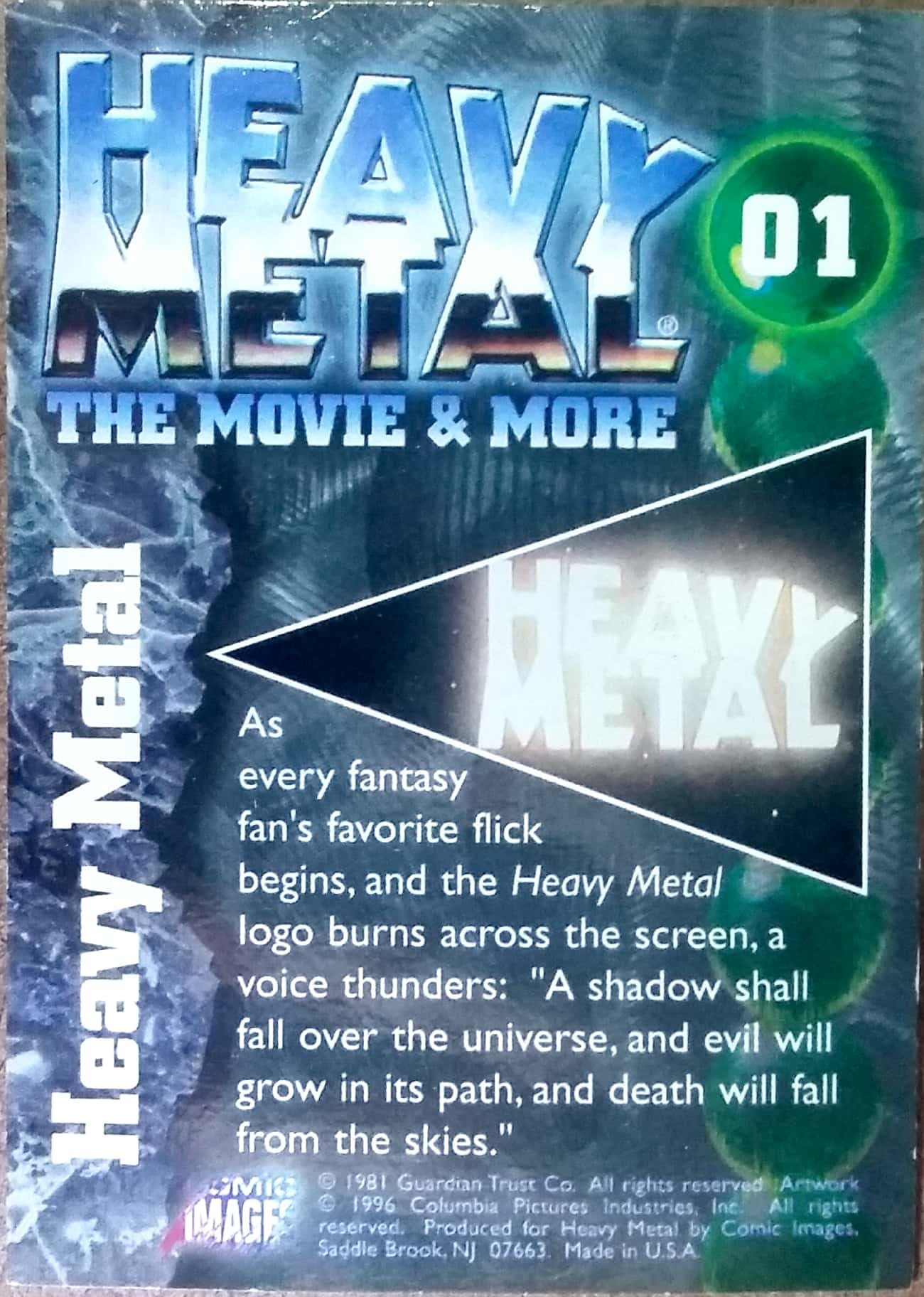 Capa do álbum Heavy Metal - The Movie & More - Cards