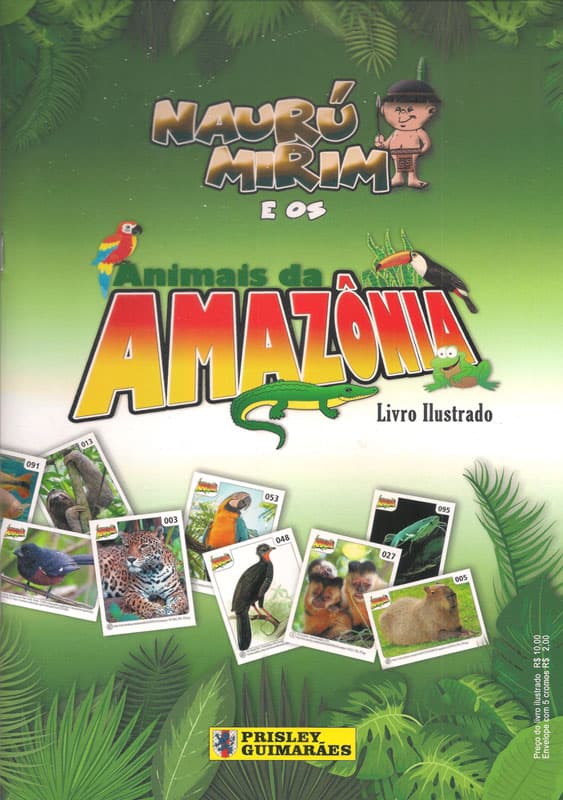 Capa do álbum Naurú Mirim e os Animais da Amazônia