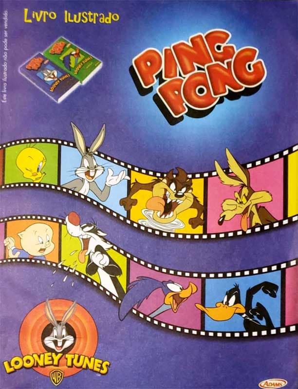 Capa do álbum Chicle de Bola Ping Pong Looney Tunes