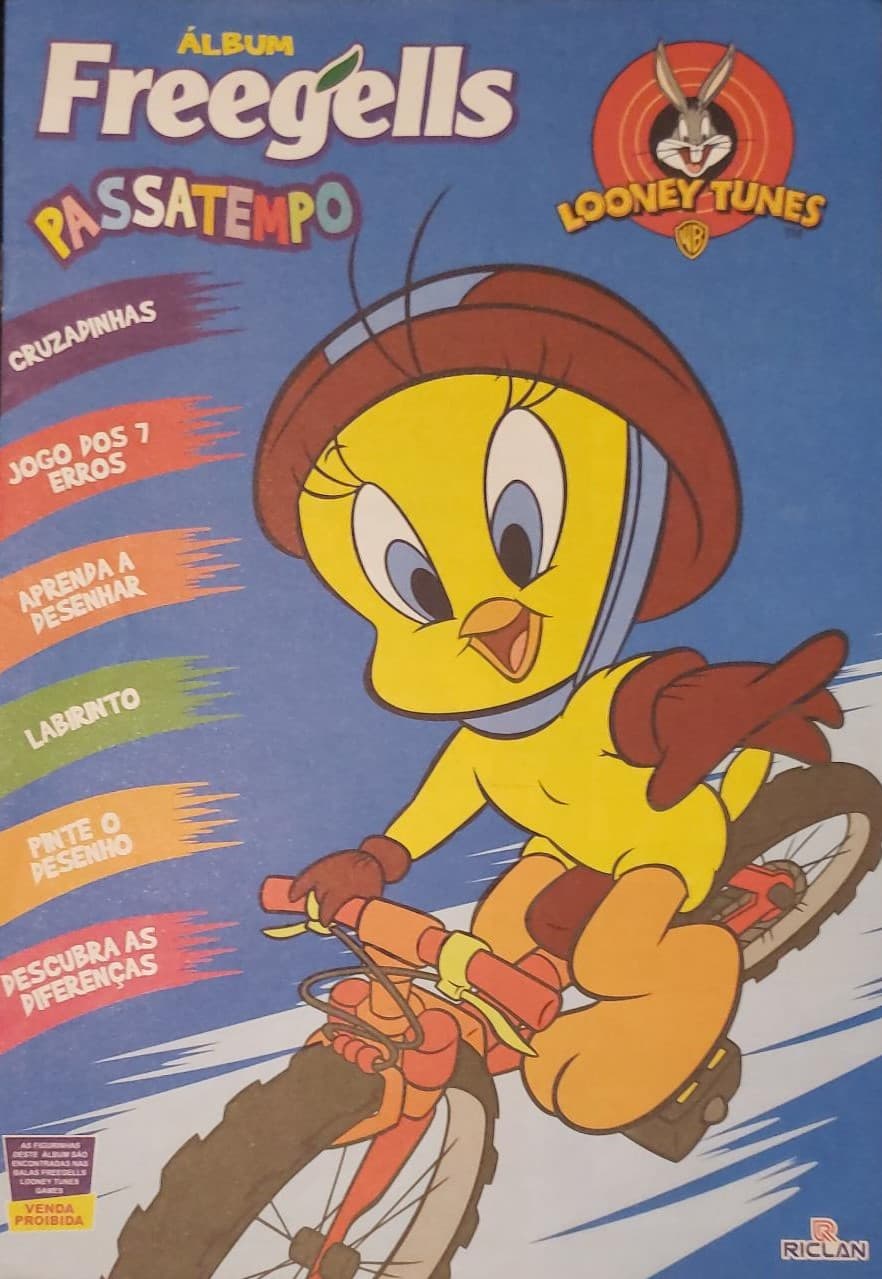 Capa do álbum Balas Freegells Looney Tunes 2003