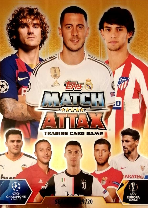 Capa do álbum Match Attax UEFA Champions League 2019/2020 Spain - Cards