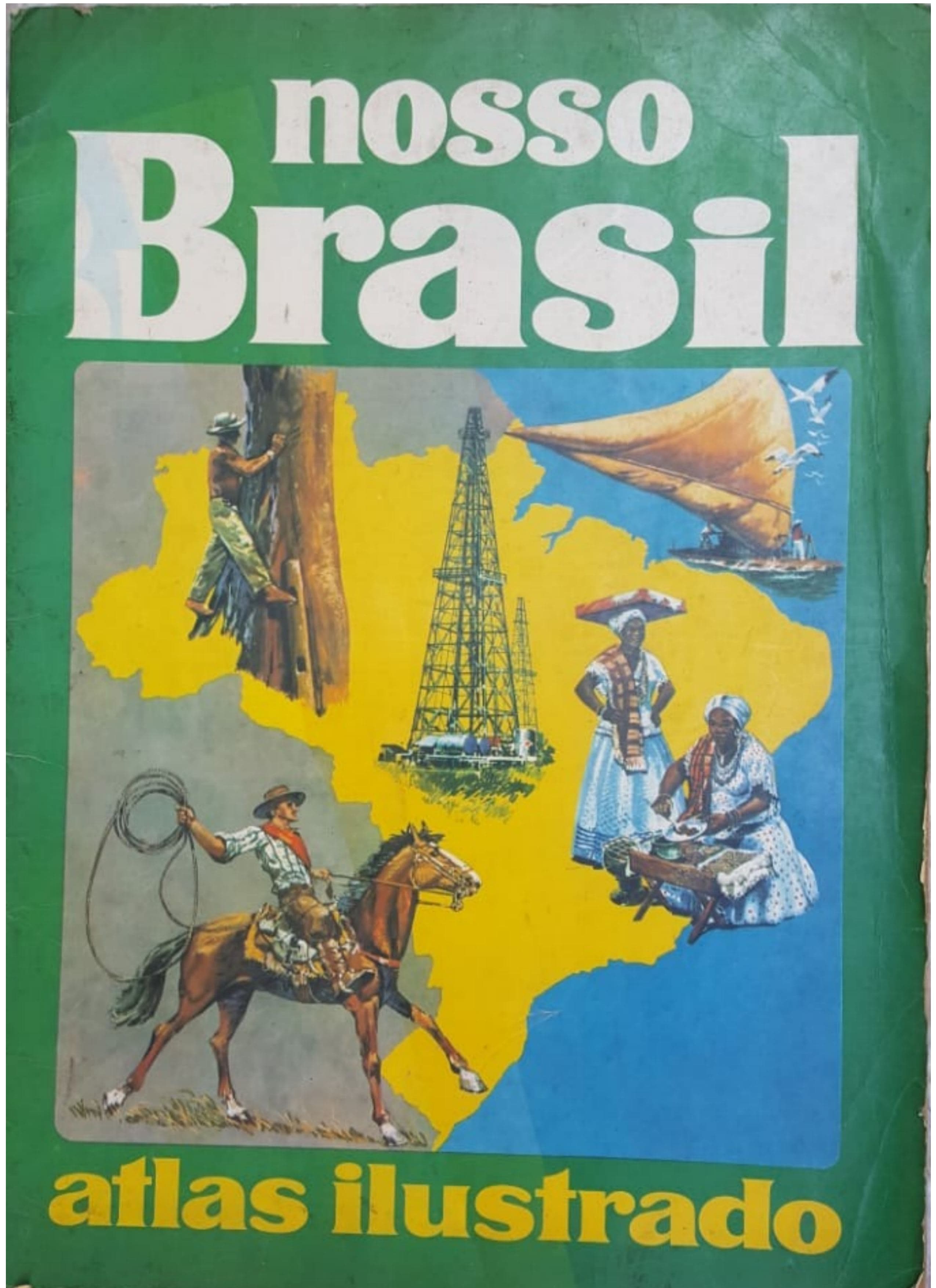 Capa do álbum Nosso Brasil Atlas Ilustrado