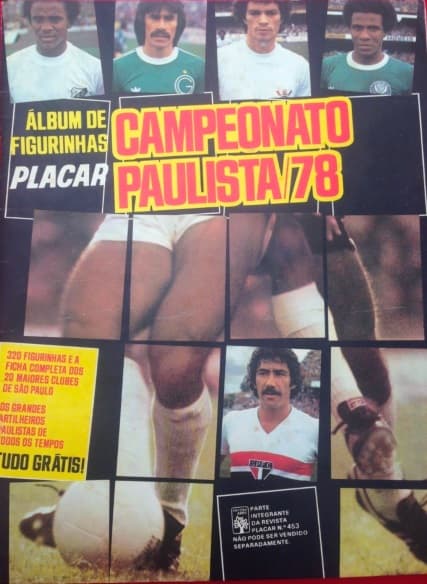 Capa do álbum Campeonato Paulista /78