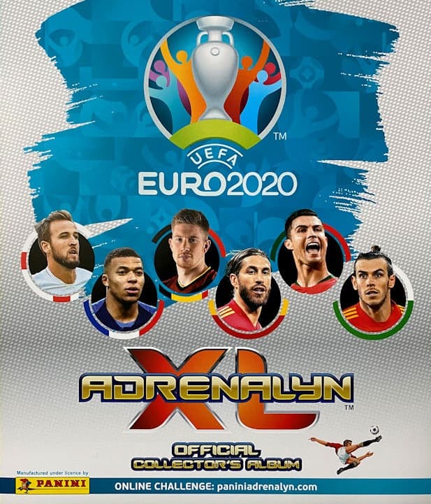 Capa do álbum Adrenalyn XL UEFA Euro 2020