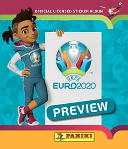 Capa do álbum UEFA Euro 2020 Preview - Versão Internacional
