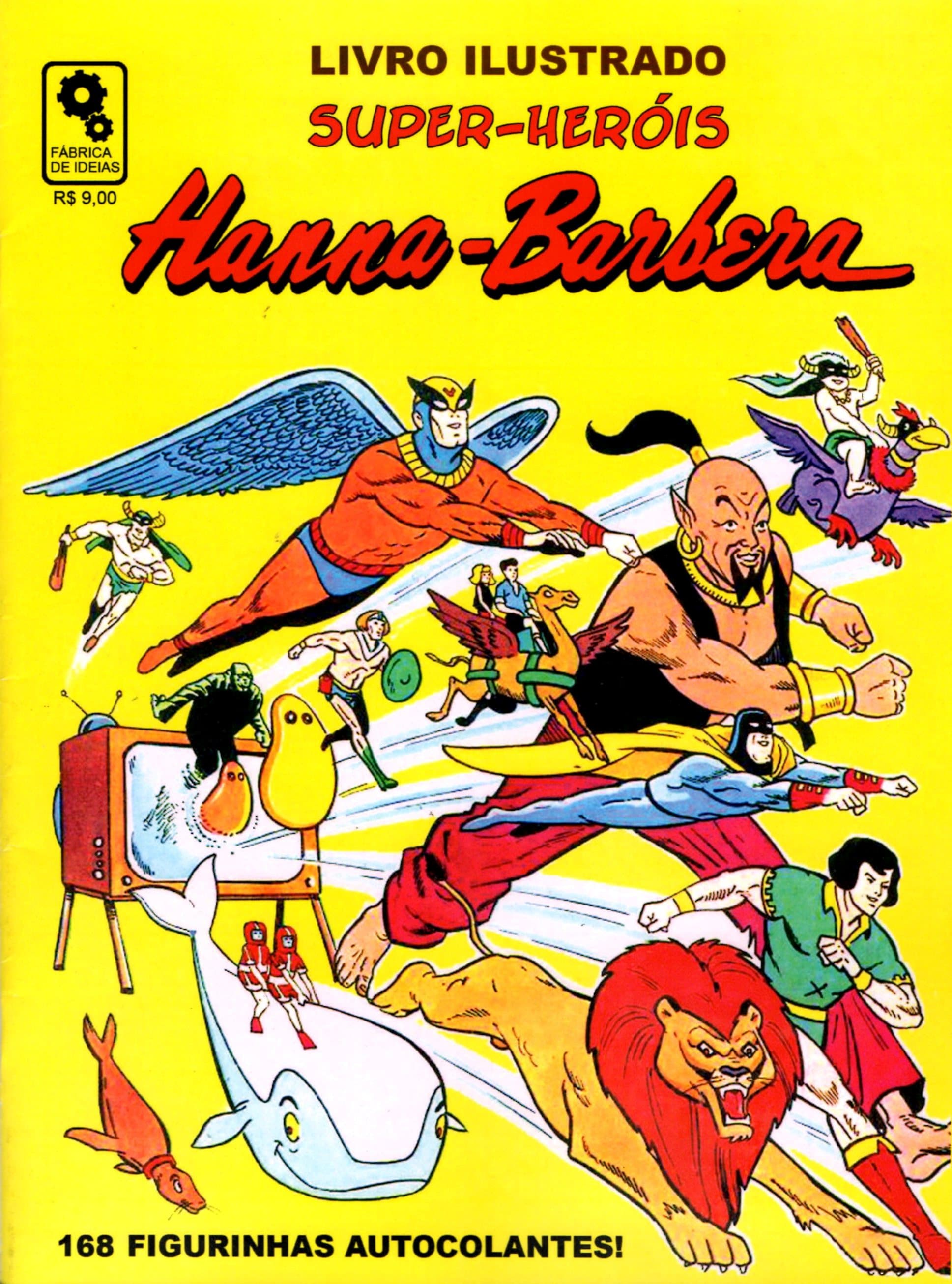 Capa do álbum Super-Heróis Hanna-Barbera