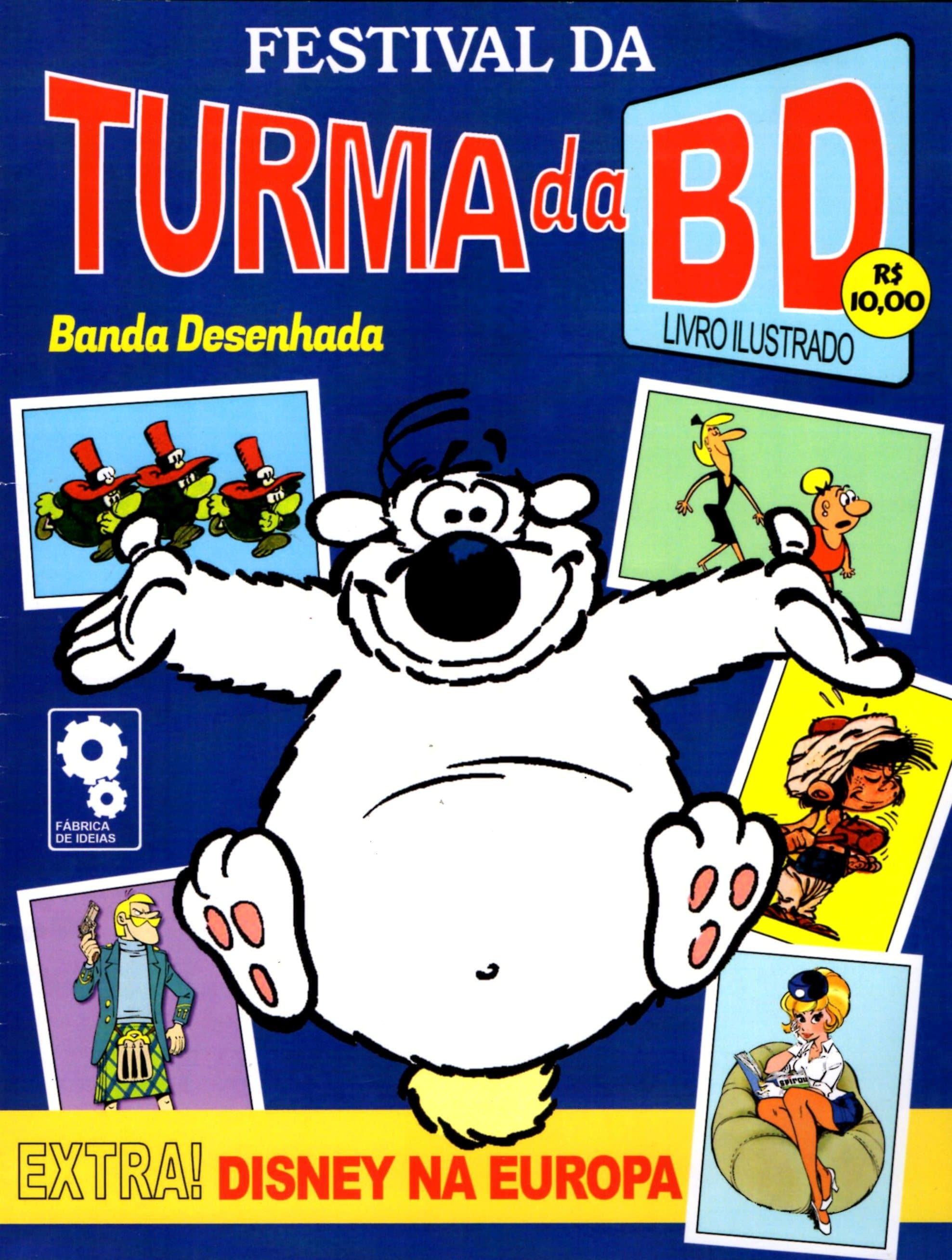 Capa do álbum Festival da turma da BD Banda Desenhada