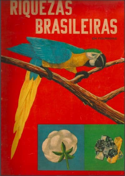 Capa do álbum Riquezas Brasileiras em Figurinhas