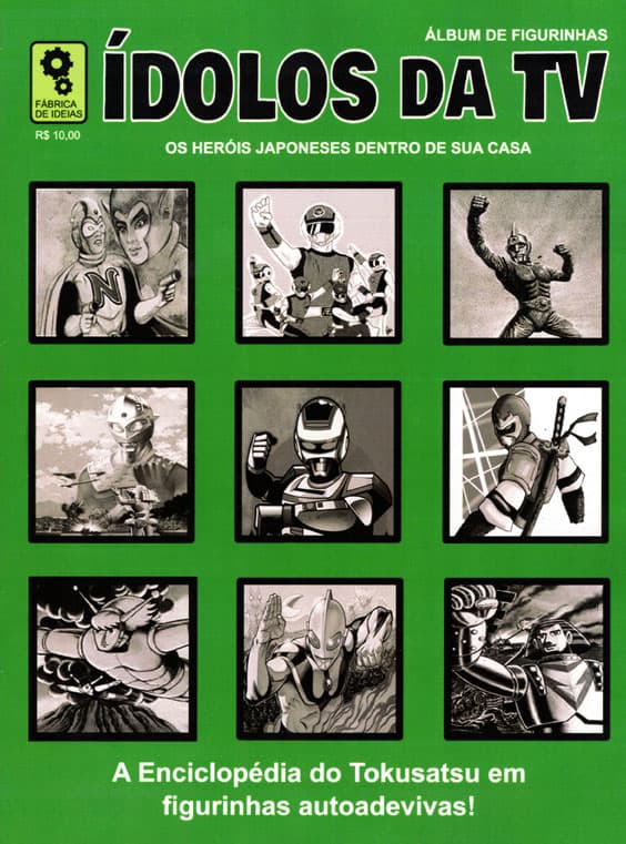 Capa do álbum Ídolos da Tv  - Heróis Japoneses