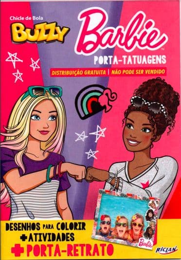 Capa do álbum Chicle de Bola Buzzy Barbie Porta Tatuagens 2021