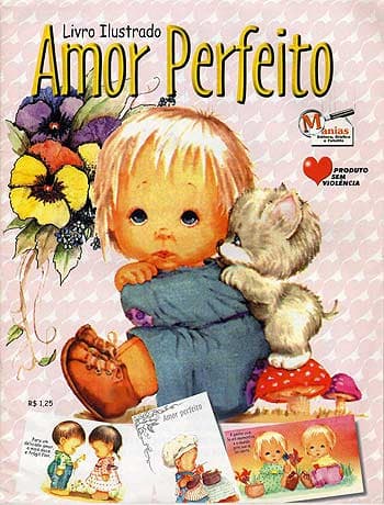 Capa do álbum Amor Perfeito - Manias Editora