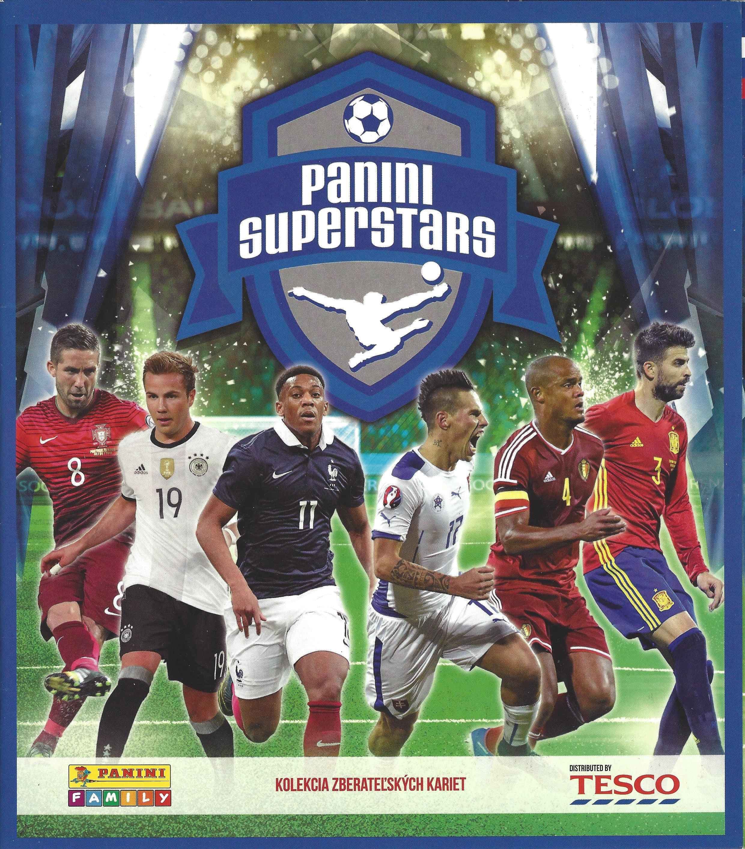 Capa do álbum Panini Superstars - Eslovaquia Edition