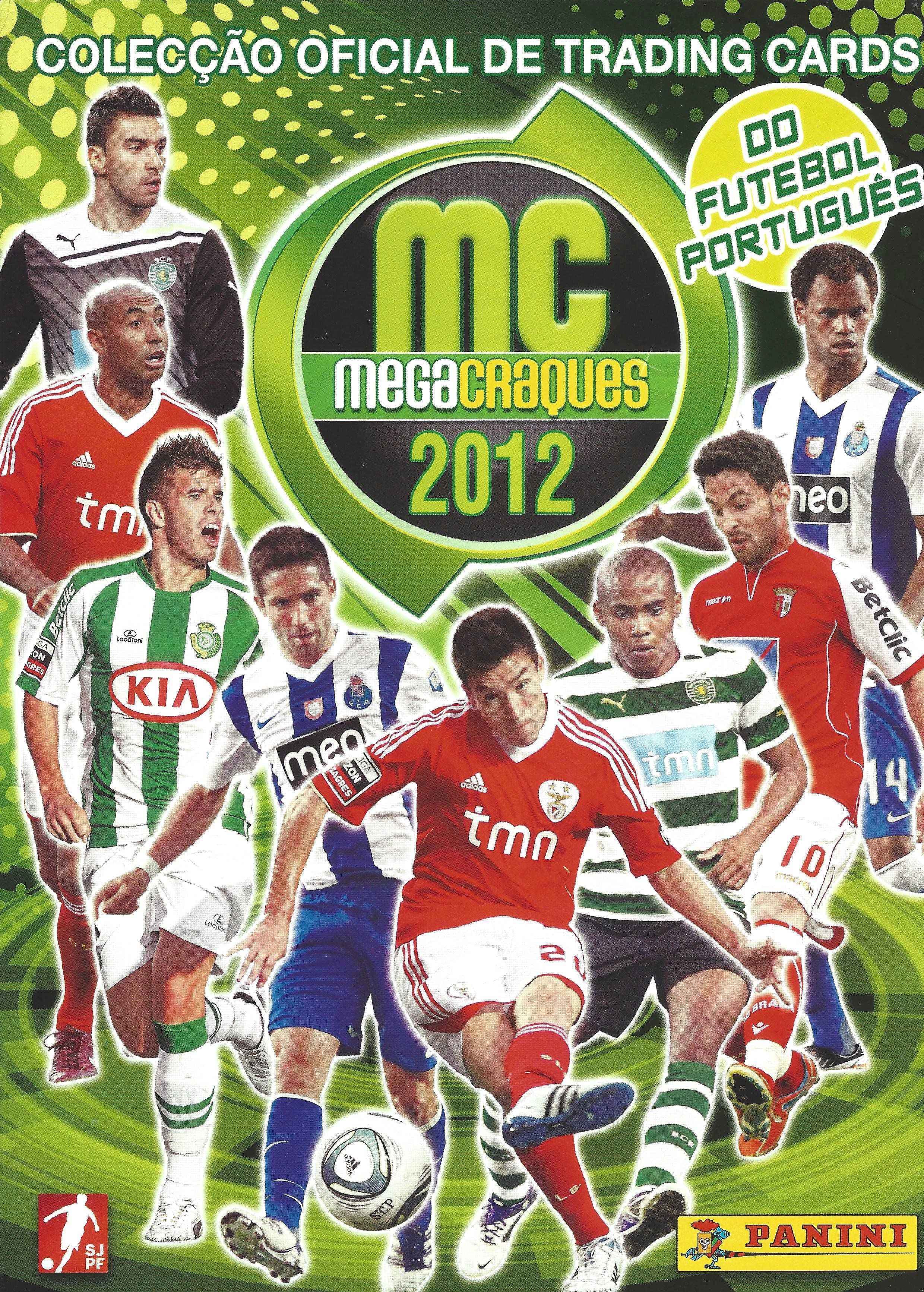 Capa do álbum Megacraques do Futebol Português 2012