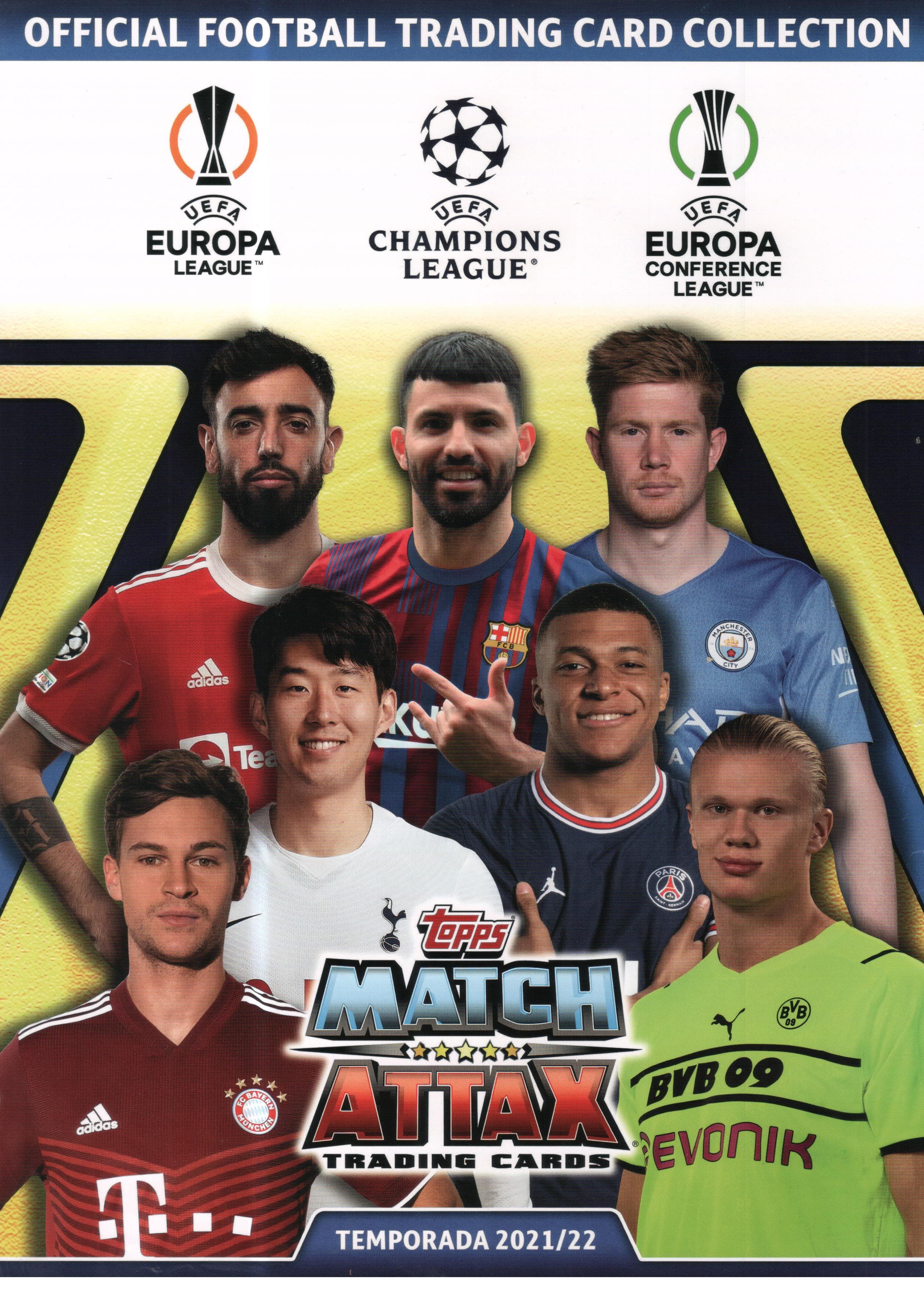 Capa do álbum Match Attax UEFA Champions League 2021/22 - Cards