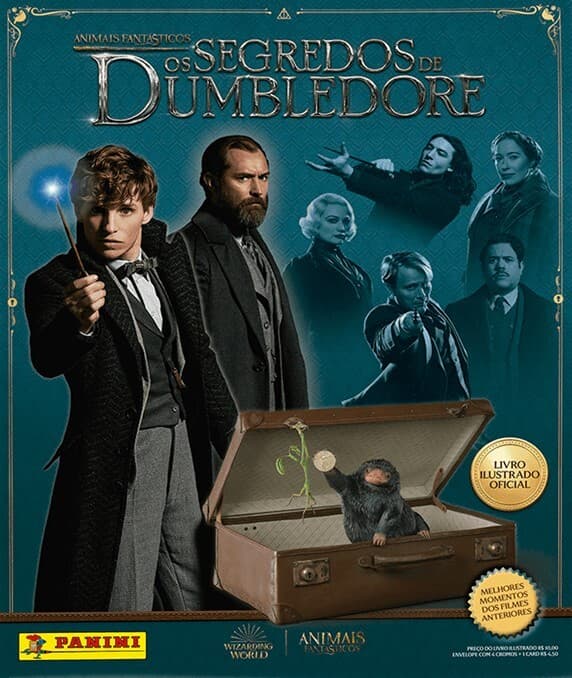 Capa do álbum Animais Fantásticos Os Segredos de Dumbledore