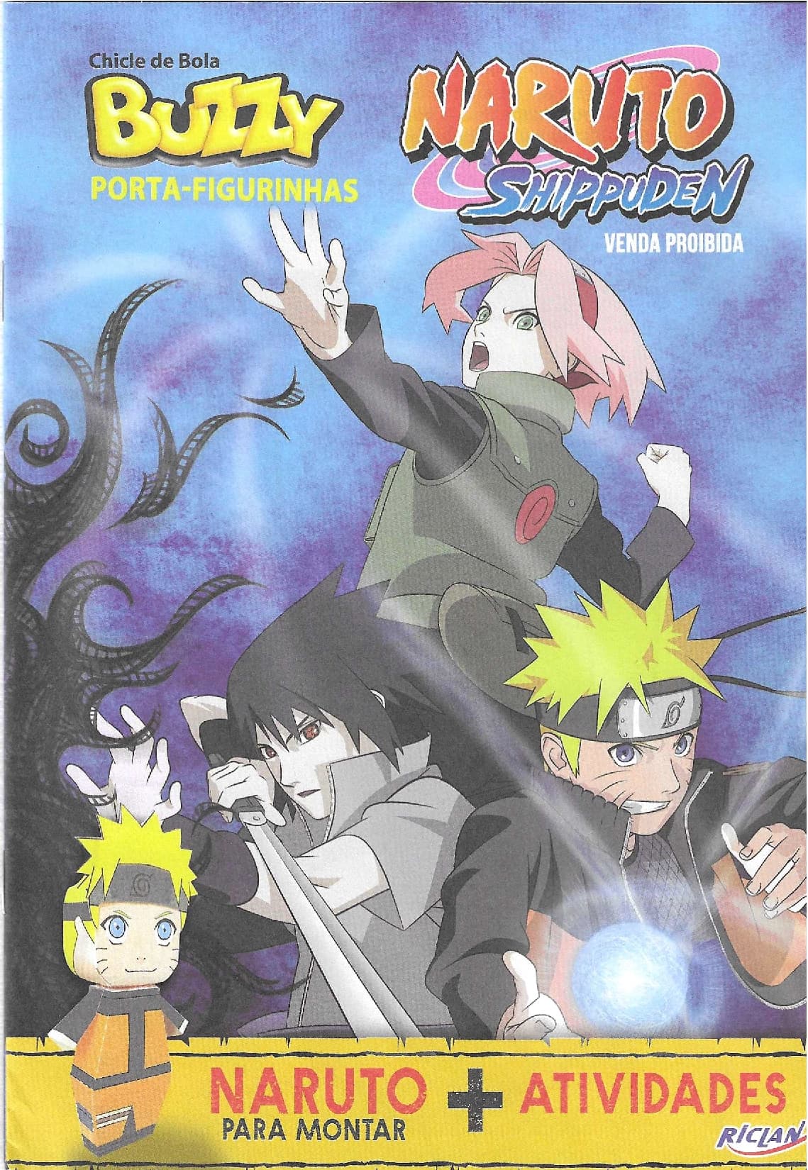 Capa do álbum Chicle de Bola Buzzy Naruto Shippuden 2022