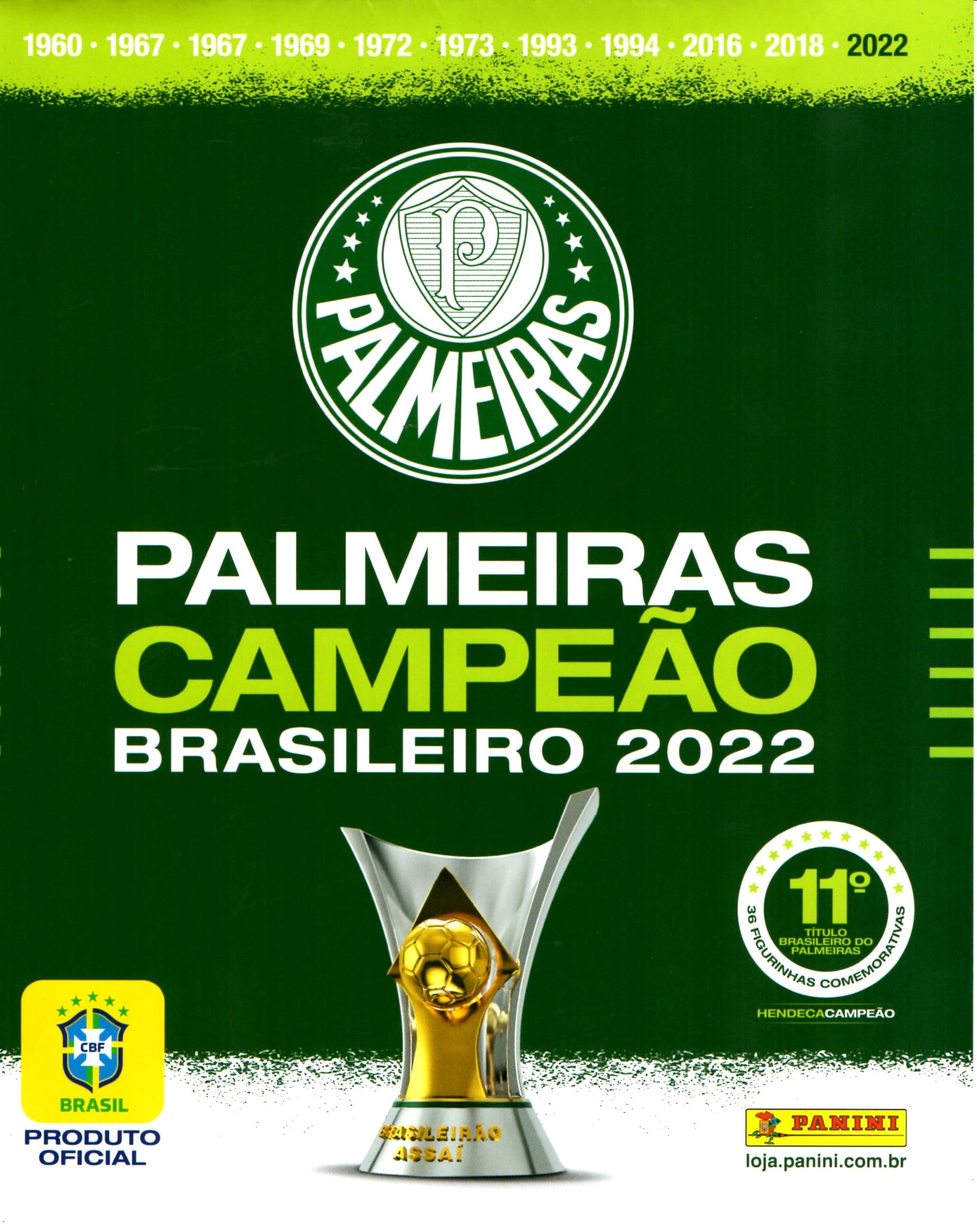 Capa do álbum Palmeiras Campeão Brasileiro 2022