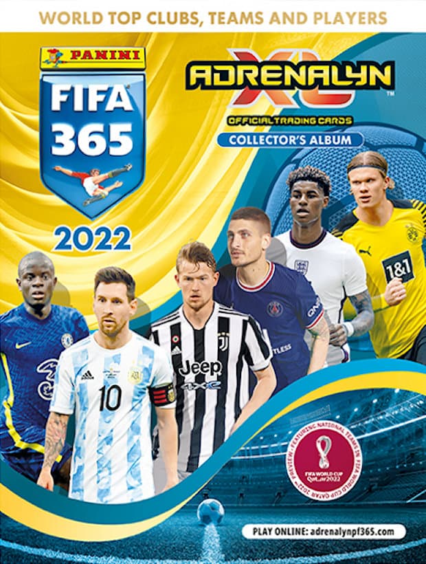 Capa do álbum Adrenalyn XL Fifa 365 2022