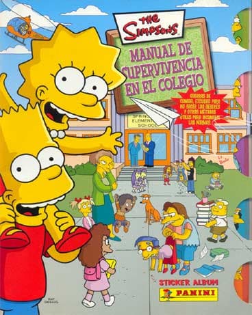 Capa do álbum The Simpsons - Manual de Supervivencia en el Colegio