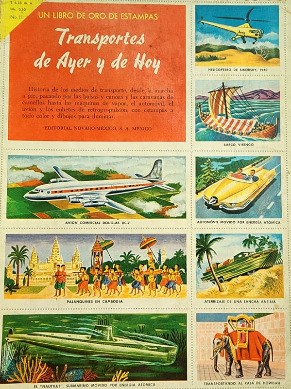 Capa do álbum Transportes de Ayer y de Hoy