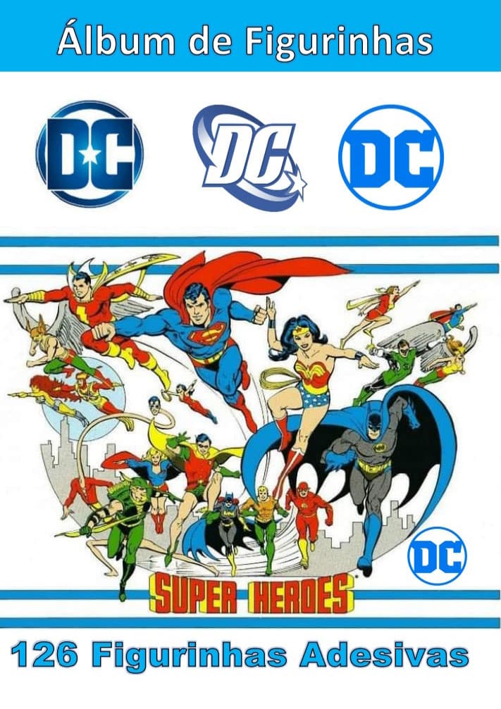 Capa do álbum Super Heroes - DC