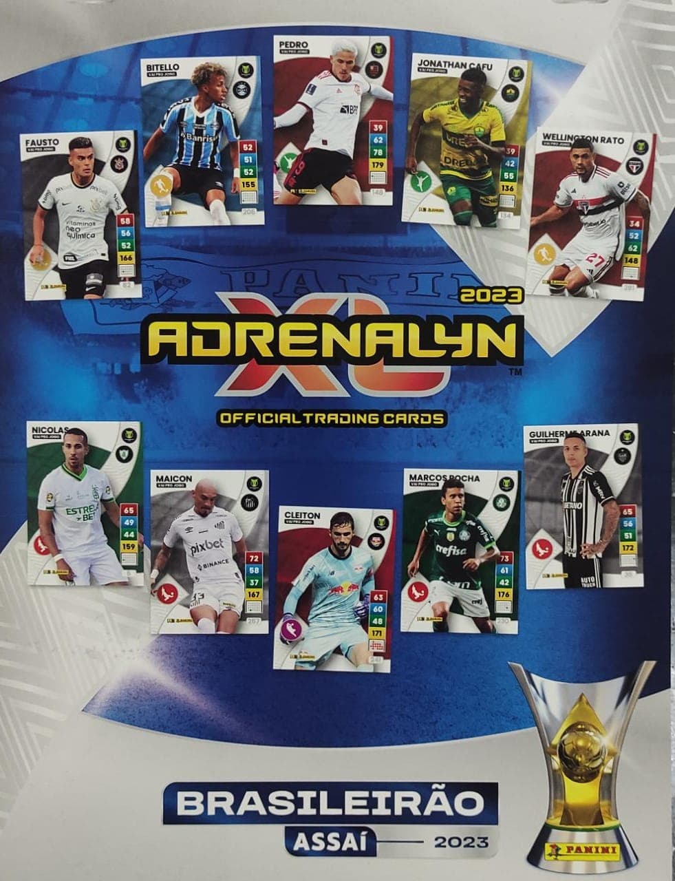 Capa do álbum Adrenalyn XL Campeonato Brasileiro 2023 - Cards