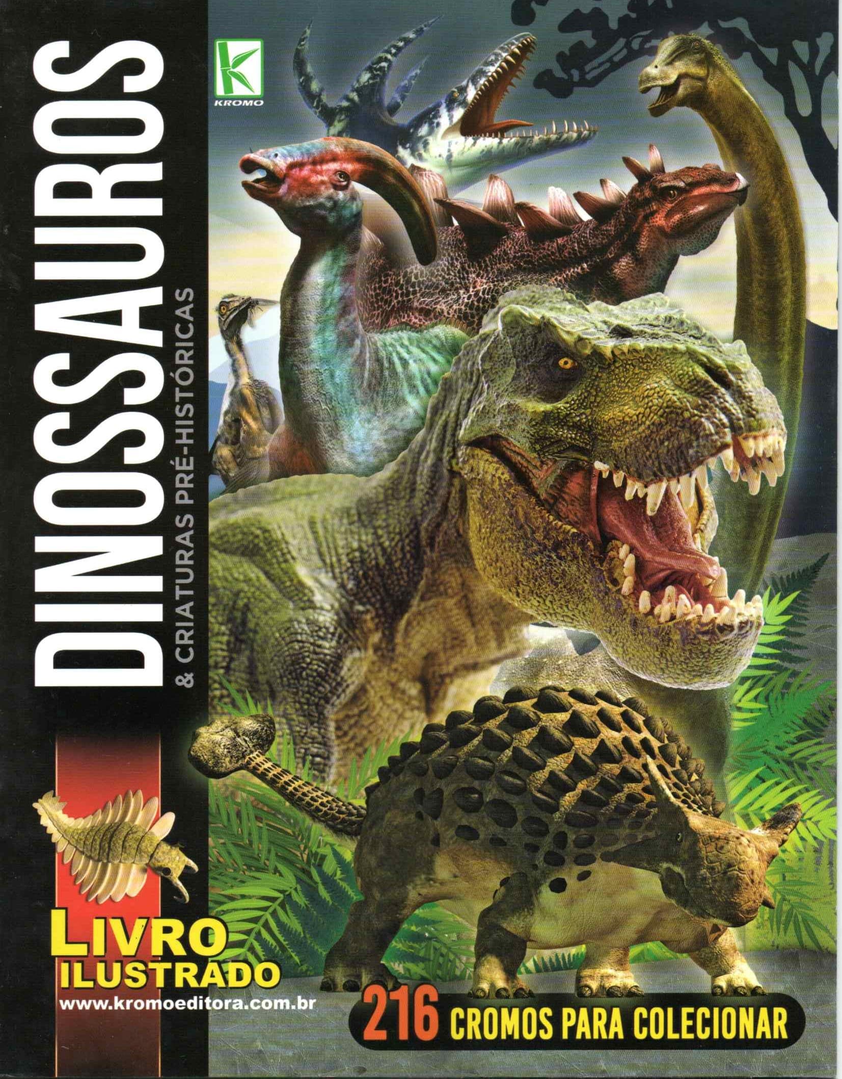 Capa do álbum Dinossauros e Criaturas Pré Historicas