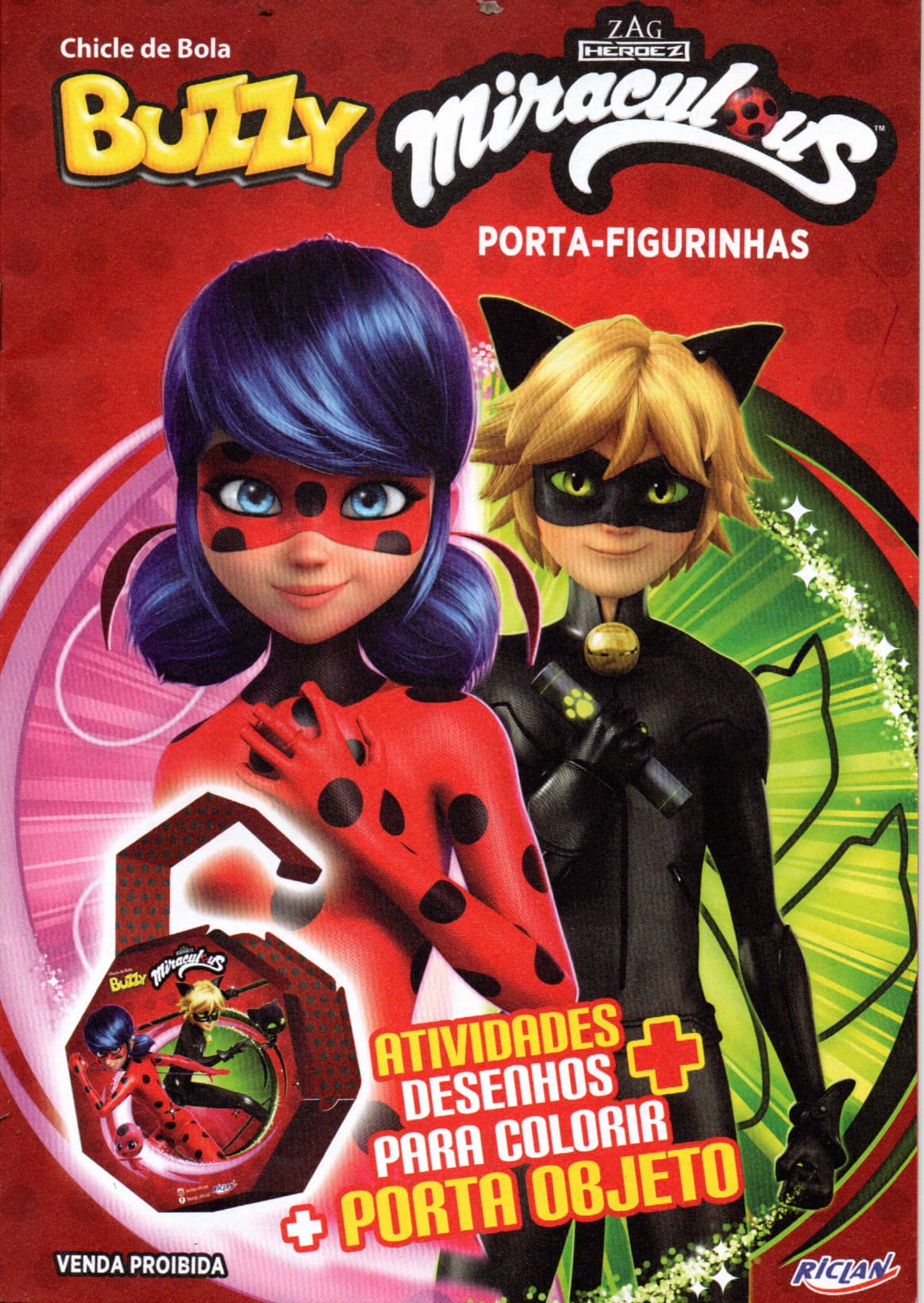 Chicle de Bola Buzzy Miraculous