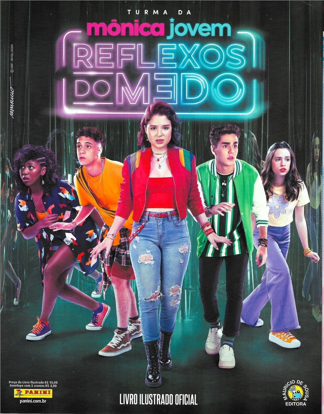 Capa do álbum Turma da Mônica Jovem - Reflexos do Medo
