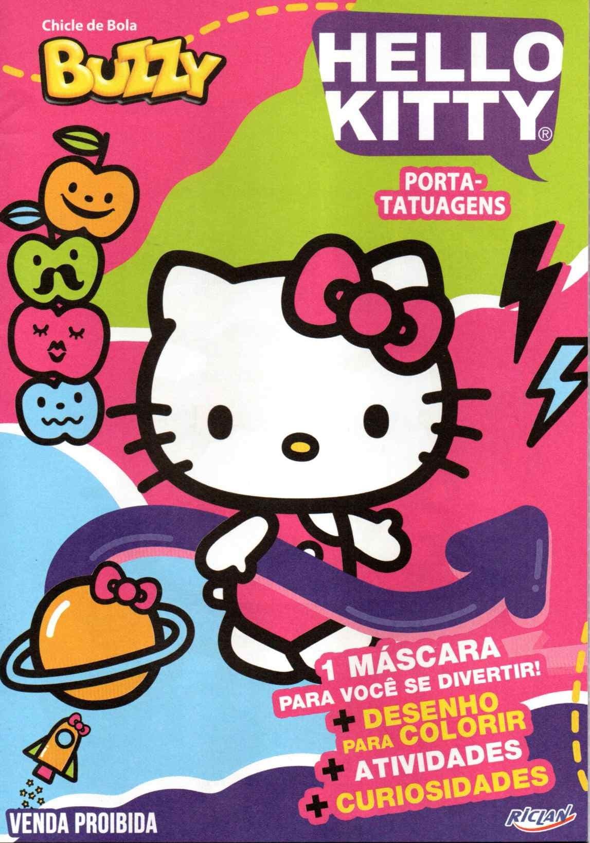 Capa do álbum Chicle de Bola Buzzy Hello kitty - Porta tatuagem