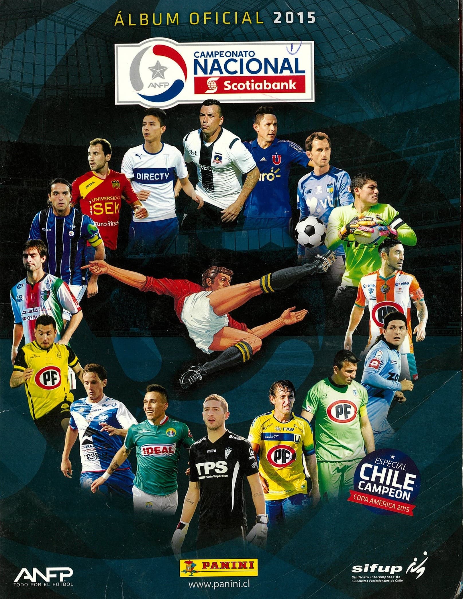 Capa do álbum Campeonato Nacional Primeira División 2015-2016