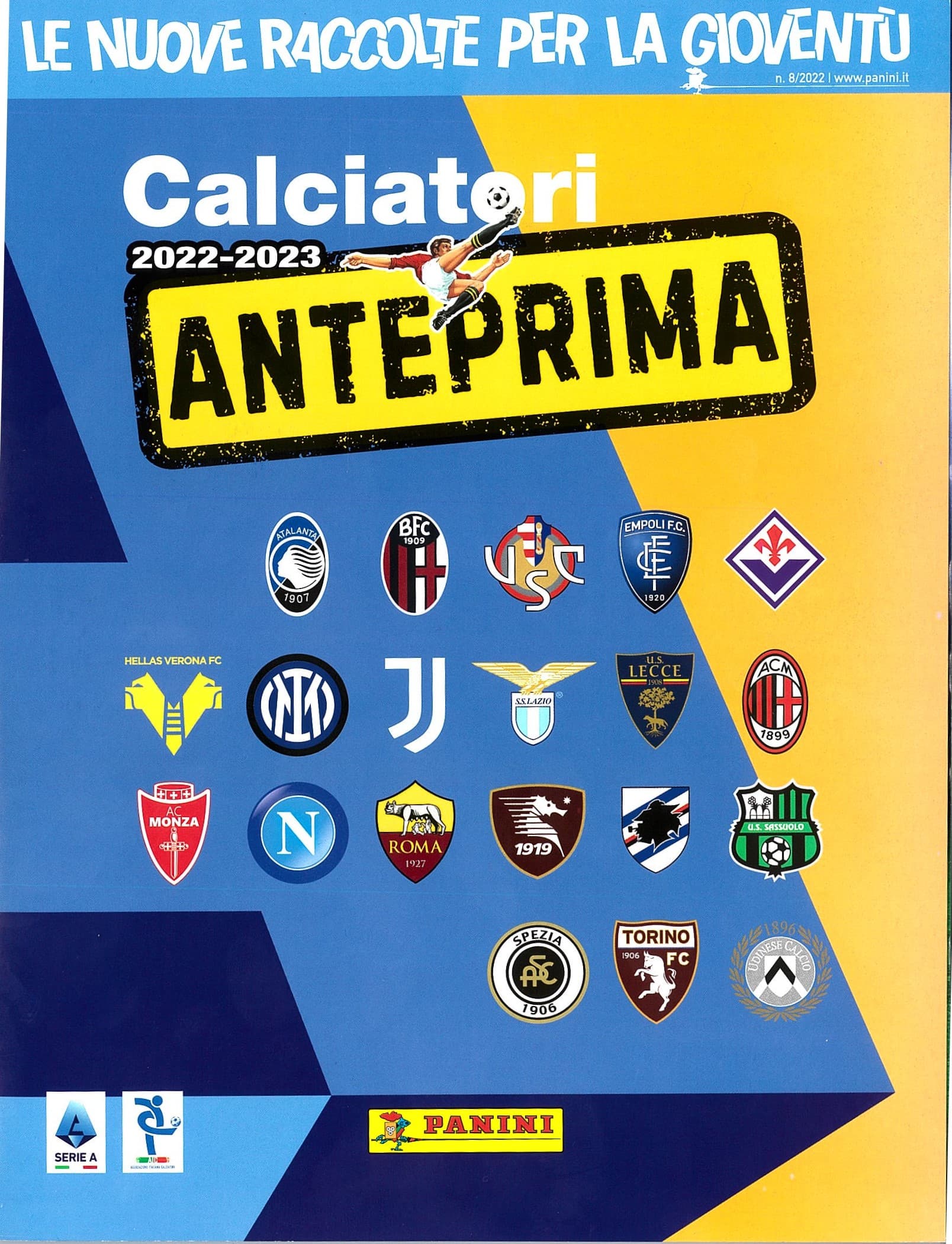 Capa do álbum Calcioatori 2022 - 2023 Anteprima