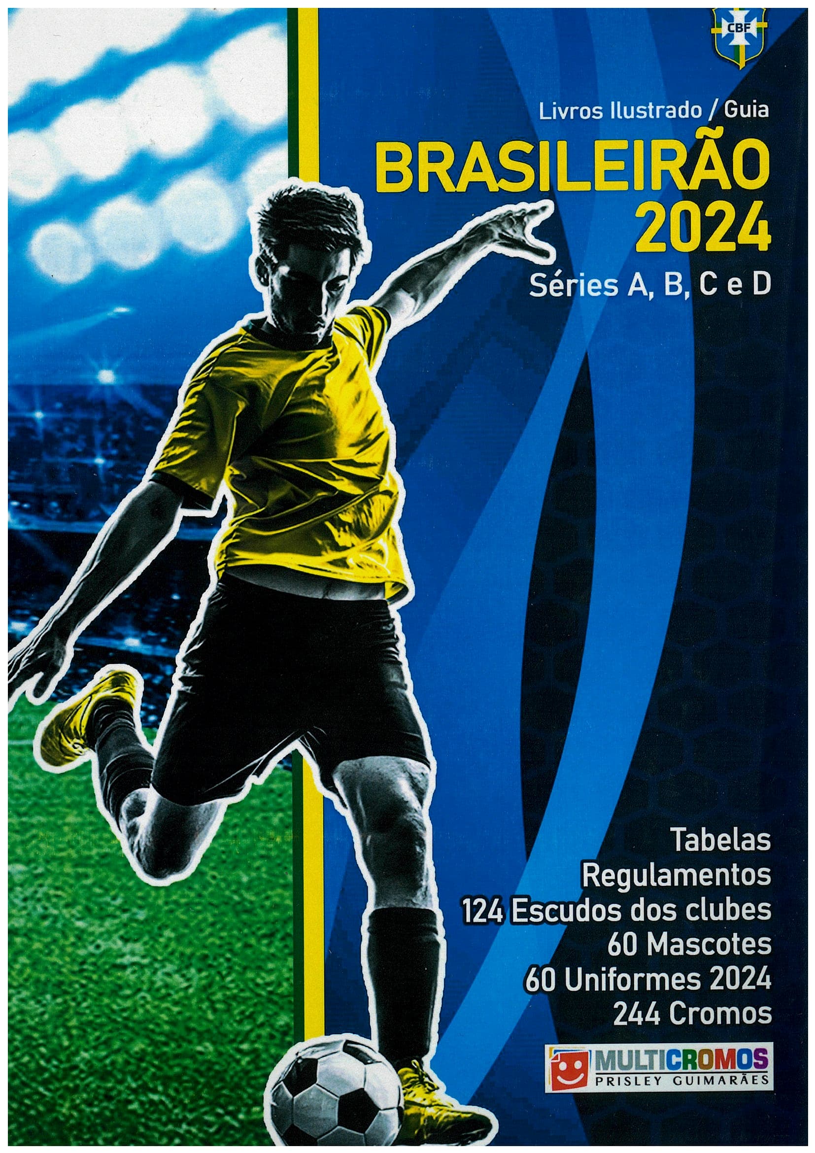 Capa do álbum Brasileirão 2024 - Séries A, B, C e D