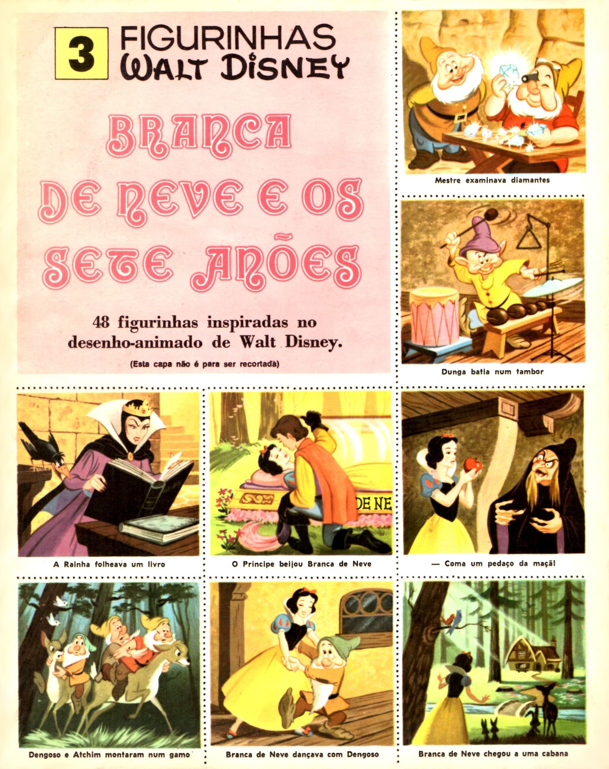 Capa do álbum Branca de neve e os 7 anões