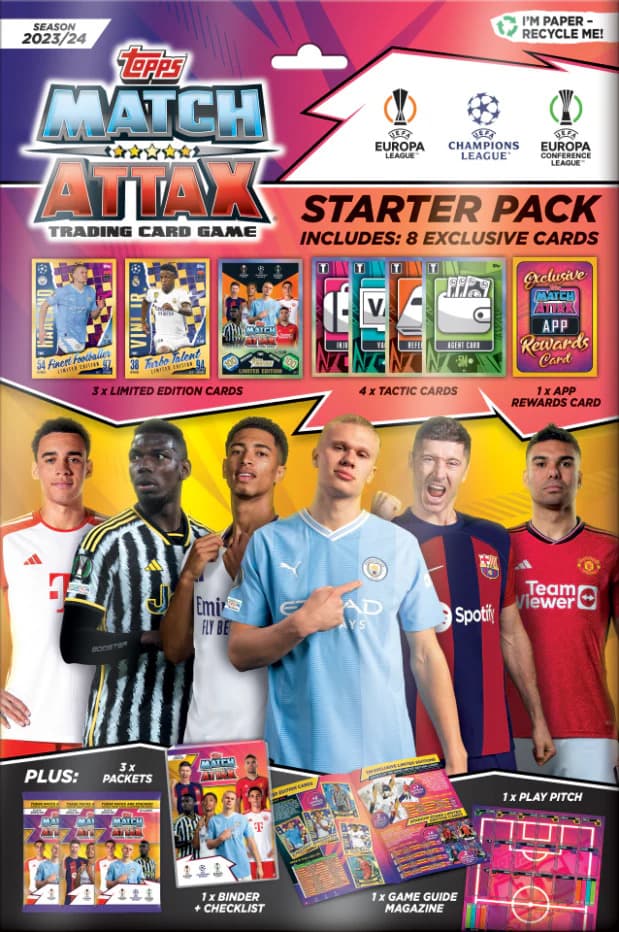 Capa do álbum Match Attax UEFA Champions League 2023/24 - Cards
