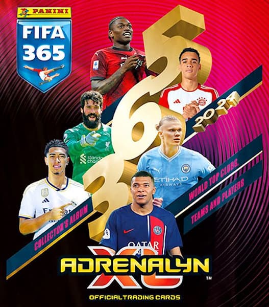 Capa do álbum Adrenalyn XL Fifa 365 2024