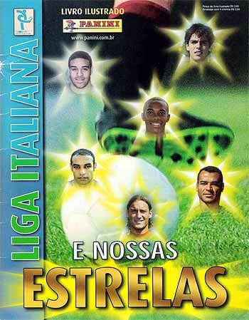 Capa do álbum Liga Italiana e Nossas Estrelas