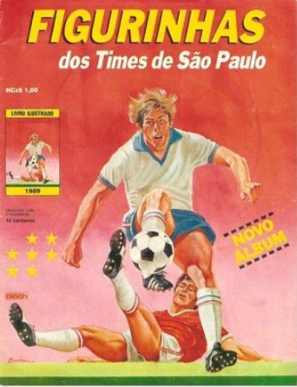 Capa do álbum Campeonato Paulista 1989