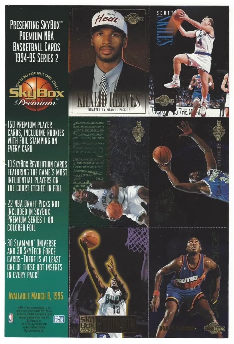 Cover of the NBA Basketball 94-95 - Cards Premium album