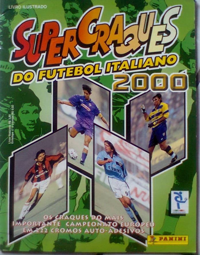 Capa do álbum Super Craques do Futebol Italiano 2000