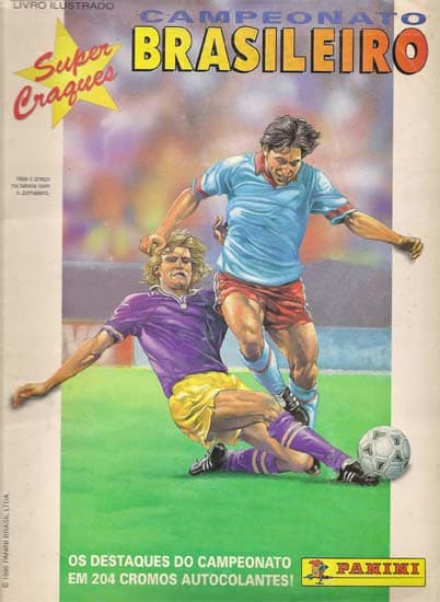 Capa do álbum Super Craques do Campeonato Brasileiro 1996
