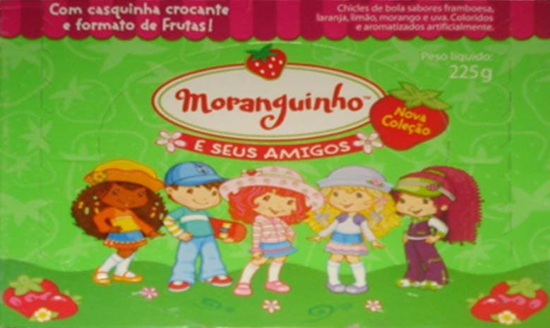 Capa do álbum Chicle de Bola Arcor Moranguinho e seus amigos