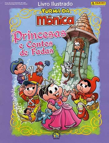 Capa do álbum Turma da Mônica Princesas e Contos de Fadas