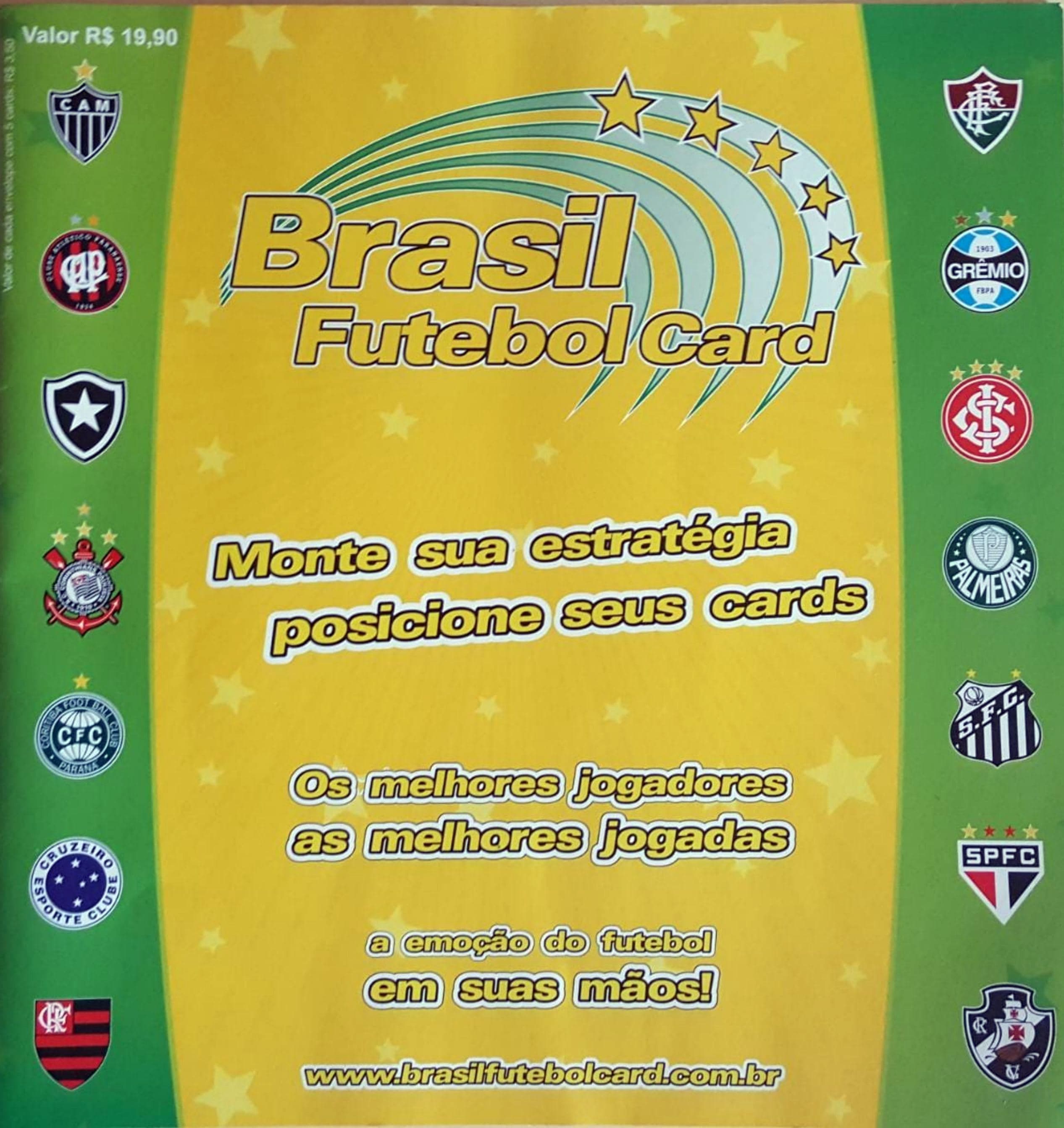 Capa do álbum Brasil Futebol Cards 2004 - jogadas