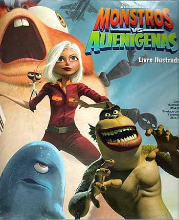 Capa do álbum Monstros vs Alienígenas